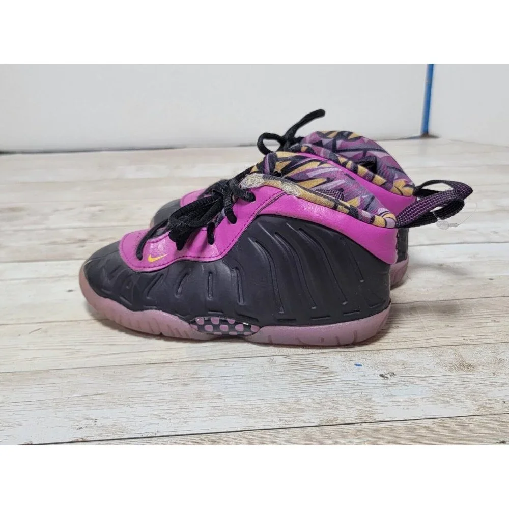 Nike Little Posite One Cave‎ Purple Toddler 8C Toddler Black DQ6210-500